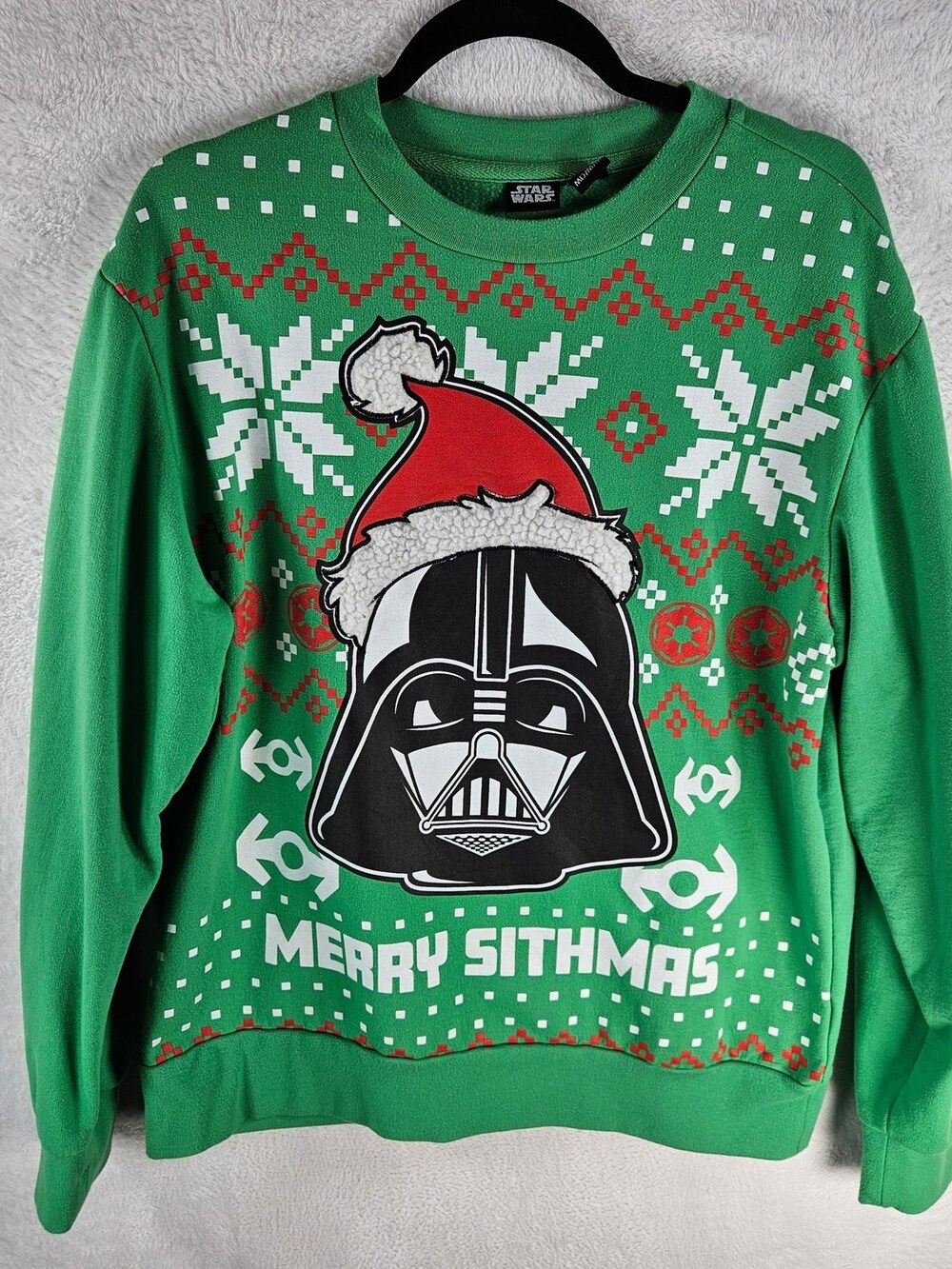 Star Wars Darth Vader Merry Sithmas Ugly Christmas Sweatshirt Size Medium